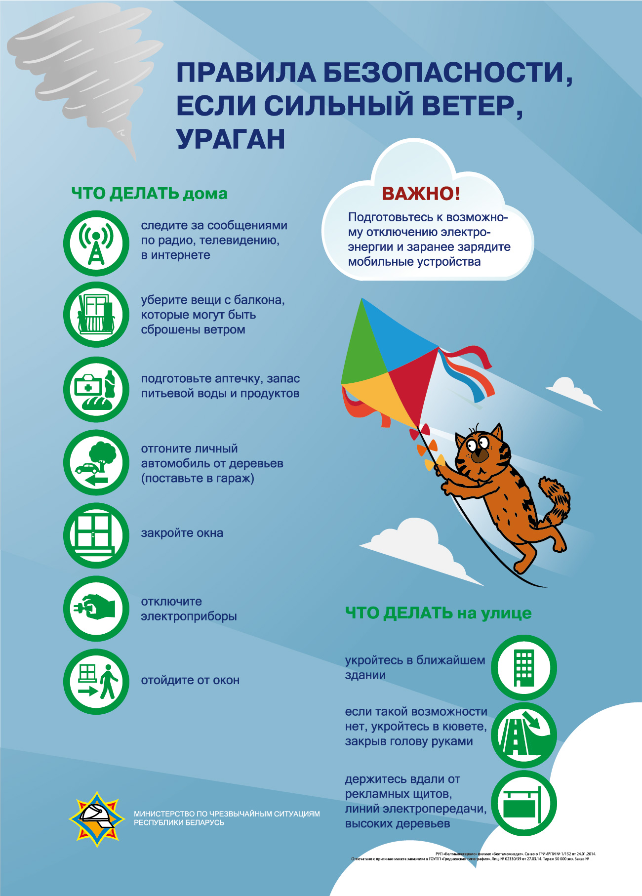 Правила безопасности ветер/ураган
